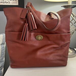 Coach British Tan glove tanned leather Tote